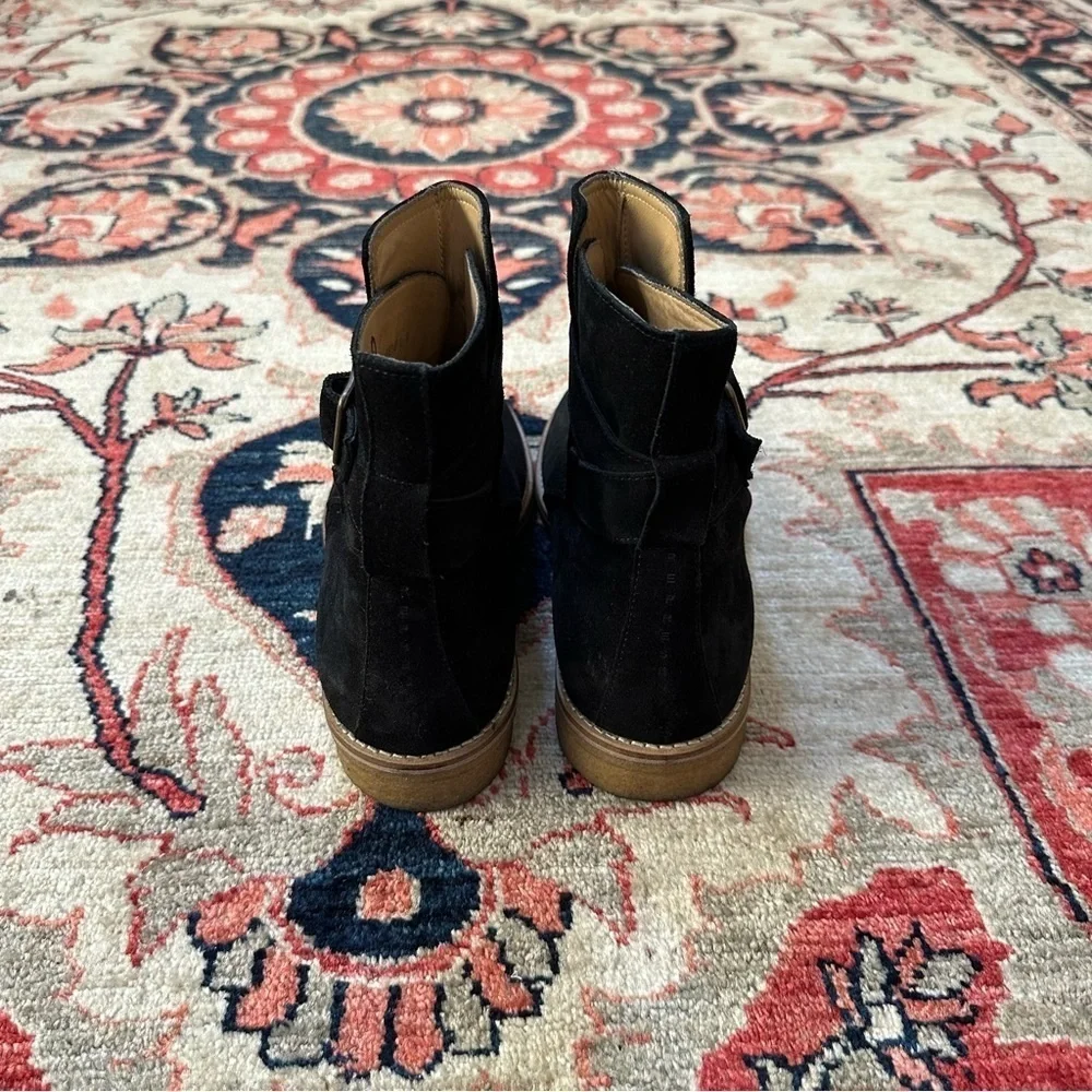 Represent Clo Italian Calf Suede Leather Strapped Boot